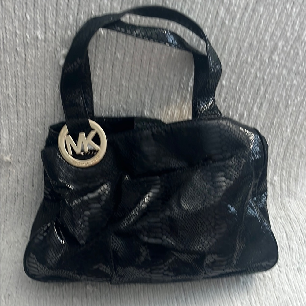 Michael Kors Black Quilted Shoulder Bag